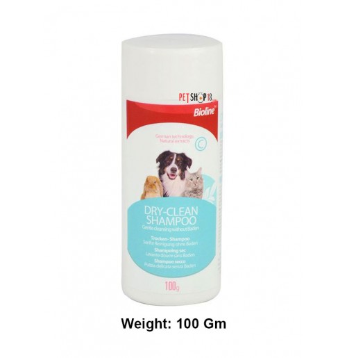 Bioline Dry Clean Shampoo For Pets 100 Gm 